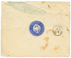 570 "DEUTSCHE SÜDPOLAR EXPEDITION" : 1910 GERMANY 10pf Block Of 4 (1 Copy With Fault) Canc. CHARLOTTENBURG On Envelope W - Sonstige & Ohne Zuordnung