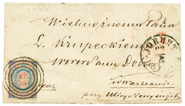 696 POLAND : 1863 10k Canc. On Entire Letter Datelined "LOWICZ". Scarce. Vvf. - Other & Unclassified