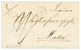 708 ROMANIA - French Packet "LOUQSOR" At IBRAILA : 1860 Rare French Paquebot Cancellation "LOUQSOR 14 Mars 60" + Tax Mar - Other & Unclassified