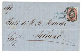 728 "PRINTED MATTER To ITALY" : 1879 2k On Complete PRINTED MATTER From MOSCOU To MILANO (ITALY). Vvf. - Autres & Non Classés