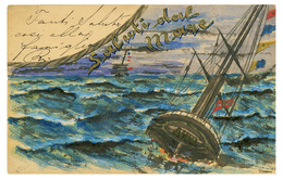 730 RUSSIA Via LLOYD AUSTRIACO To BRAZIL : 1900 RUSSIA POSTAL STATIONERY 3k LLOYD AUSTRIACO XLIX To SANTOS (BRAZIL). Sup - Altri & Non Classificati