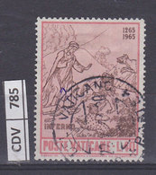 VATICANO, 1965	Dante Alighieri, L. 40 Usato - Used Stamps