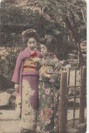 CPA ETHNICS, GEISHAS FROM JAPAN, KIMONO COSTUMES - Asia