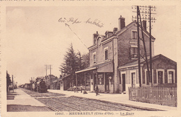 CPA 21 @ MEURSAULT - La Gare Où Papa Jouvard Habitait - Train Loco - Meursault