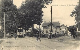 - Vosges -ref-A668- Golbey - Avenue De Beaulieu - Tramways - Tramway - Transports - - Golbey