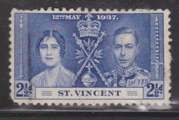 ST VINCENT Scott # 140 Used - KGVI Coronation - St.Vincent (...-1979)