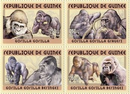 Guinea 2002, Animals, Gorillas, 4val - Gorilles