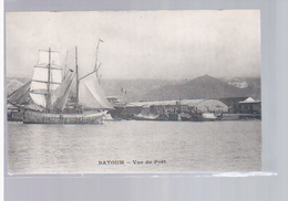 Batoum Batum  Vue Du Port Segelshiff Ca 1905 OLD POSTCARD 2 Scans - Géorgie