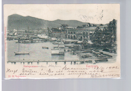 Batoum Batum  Nabereznaya Ca 1902 OLD RELIEF POSTCARD 2 Scans - Géorgie