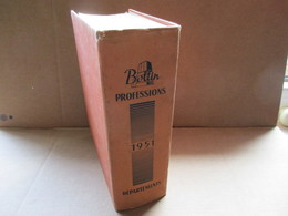 Annuaire Du Commerce / Didot-Bottin / Professions Départements De 1951 - Directorios Telefónicos