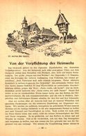 Von Der Verpflichtung Des Heimwehs / Artikel, Entnommen Aus Kalender / 1950 - Empaques