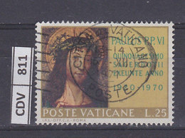 VATICANO   1970	Ordinazione Sacerdotale Paolo VI, L. 25 Usato - Used Stamps