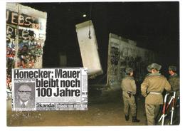 Deutschland - The Wall - Berliner Mauer - Grenze - Border - Abriss - Erich Honecker - Berliner Mauer