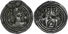 10 Sasaniden, Drachme (3,70g), 591-628, Xusro II.. Av: Büste Nach Rechts. Rev: Feueraltar Mit Zwei Assistenzfiguren, Ss. - Greek