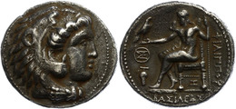 24 Aradus, Tetradrachme (16,41g), Postum, 323-316 V. Chr., Philipp III. Av: Herakleskopf Mit Löwenfell Nach Rechts. Rev: - Autres & Non Classés