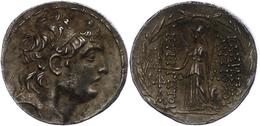 114 Tetradrachme (16,66g), Postum, Antiochos VII., Nach 138 V. Chr. Av: Kopf Nach Rechts. Rev: Stehende Athena Nach Link - Other & Unclassified