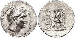 121 Tetradrachme (16,67g), 162-155/54 V. Chr., Demetrios I. Soter, Antiochia. Av. Kopf Nach Rechts, Darum Kranz. Rev: Th - Autres & Non Classés