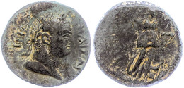 185 Kilikien, Anemurion, AE (8,81g), Titus, 79-81, Av: Kopf Nach Rechts, Darum Umschrift, Rev: Stehende Artemis Nach Rec - Province