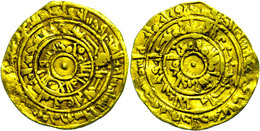 265 Fatimiden, Dinar (4,02g), Al-Mustansir, 427-487 AH (1036-1094), Wilkes 837, Etwas Wellig, Ss.  Ss - Islamiques