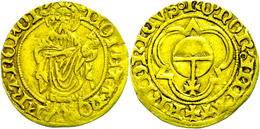 277 Frankfurt Reichsmünzstätte, Goldgulden (3,07g), O.J. (1451-1493), Friedrich III. Von Habsburg. Av: Stehender St. Joh - Autres & Non Classés