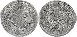 308 6 Kreuzer, 1673, Leopold I., Breslau, Herinek 1203, Vz.  Vz - Autriche