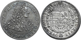 327 Taler, 1710, Josef I., Hall, Herinek 131, Wz. Schrötlingsfehler Auf Dem Revers, Schöne Kräftige Patina, Vz.  Vz - Autriche