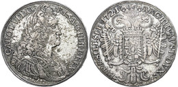 328 Taler, 1721, Karl VI., Breslau, Herinek 412, Dav. 1096, Ss.  Ss - Autriche