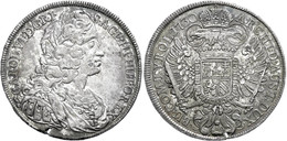 330 Taler, 1730, Karl VI., Wien, Dav. 1037, Schrötlingsfehler Am Rand, Ss+. - Autriche