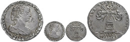 337 Silberjeton, 1744, Maria Theresia, Auf Die Huldigung In Der Niederlande, Schöne Patina, Vz-st.  Vz-st - Autriche
