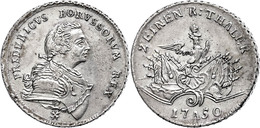 370 1/2 Taler, 1750, A, Friedrich II., Olding 13, Ss.  Ss - Other & Unclassified