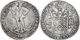 385 Taler, 1653, Georg Wilhelm, Welter 1580, Ss.  Ss - Autres & Non Classés