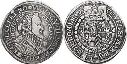 453 Taler, 1623, Wolfgang Wilhelm, Kallmünz, Dav. 7162A. Fassungsspuren, Schrötlingsfehler, Ss.  Ss - Autres & Non Classés