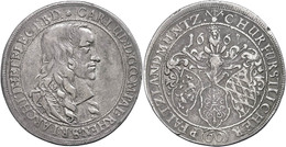 454 60 Kreuzer (Gulden), 1661, Karl Ludwig, Heidelberg, Dav. 746, Ss.  Ss - Autres & Non Classés