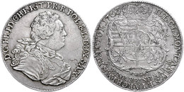 482 Taler, 1763, Friedrich Christian, Schnee 1053, Avers Min Berieben, Ss.  Ss - Autres & Non Classés