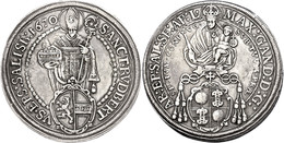 487 Taler, 1670, Max Gandolph Von Küenburg, Dav. 3508, Zöttl 1994, Dunkle Patina, Ss.  Ss - Autres & Non Classés