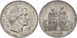 501 Geschichtstaler, 1832, Ludwig I., Otto Prinz Von Bayern Griechenlands Erster König, AKS 127, J. 42, Avers Leicht Ber - Other & Unclassified