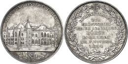 516 Silbermedaille (Gedenktaler), 1864, Eröffnung Der Börse, AKS 15, J. 26I, Wz. Rf., Avers F. St, Revers St. - Brême