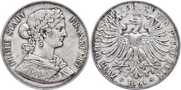 520 Doppeltaler, 1861, AKS 4, J. 43, Wz. Rf., Etwas Berieben, Ss-vz.  Ss-vz - Autres & Non Classés