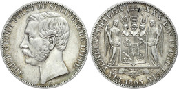 578 Taler, 1865, Adolf Geeorg, AKS 19, J. 16, Kratzer Auf Dem Avers, Kl. Rf., Ss.  Ss - Autres & Non Classés