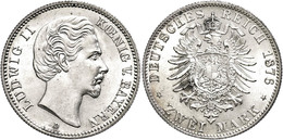 623 2 Mark, 1876, Ludwig II., F. St., Katalog: J. 41 - Autres & Non Classés