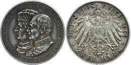 696 2 Mark, 1909, Friedrich August III., Zur 500-Jahrfeier Der Gründung Der Universität Leipzig, Vz-st., Katalog: J. 138 - Autres & Non Classés