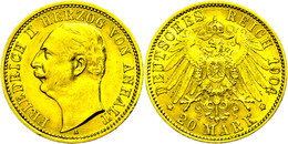 733 20 Mark, 1904, Friedrich II., Kl. Rf., Ss-vz., Katalog: J. 182 Ss-vz - Autres & Non Classés