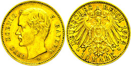 771 10 Mark, 1903, Otto, Wz. Rf., Ss, Katalog: J. 201 Ss - Autres & Non Classés