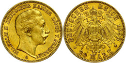 860 20 Mark, 1893, Wilhelm II., Ss., Katalog: J. 252 Ss - Other & Unclassified