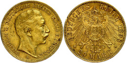 870 20 Mark, 1898, Wilhelm II., Randkerbe, Ss., Katalog: J. 252 Ss - Other & Unclassified