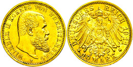 937 10 Mark, 1911, Wilhelm II., Kl. Rf., F. Vz. Seltenes Jahr!, Katalog: J. 295 - Other & Unclassified
