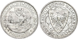 1062 3 Reichsmark, 1931, Magdeburg, PP., Katalog: J. 347 PP - Other & Unclassified