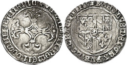 1334 Brabant, Doppelgroschen (3,14g), O.J. (1467-1477), Karl Der Kühne, Ss.  Ss - Other & Unclassified