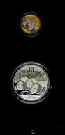 1406 10 Und 100 Yuan, 2013, Diamant Panda Prestige Set, 1 Oz Silber Und 7,78g Gold Mit Diamantstaub, Hier Mit Der Nummer - Chine