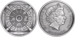 1424 20 Dollars, 2015, Temple Of Heaven - Beijing, 999er Silber, 100g, Antik Finish, Eingeschweißt, Etui Mit OVP Und Zer - Cook